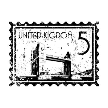 Vector illustration of single isolated UK icon