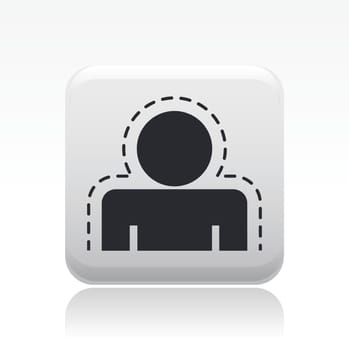 Vector illustration of single isolated protection icon