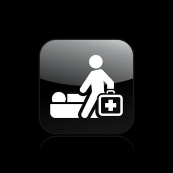 Vector illustration of single isolated medical icon