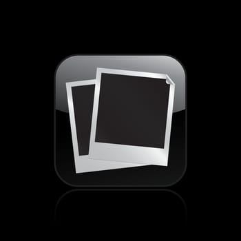 Vector illustration of single isolated photo icon