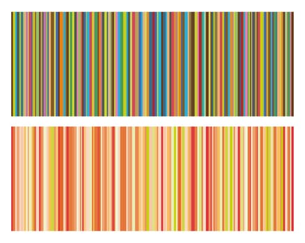 Vector illustration of vintage colored strips background