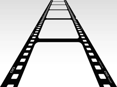 Vector illustration of isolated film icon