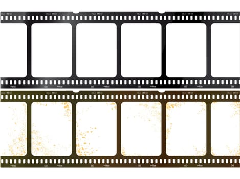 Vector illustration of isolated film icon