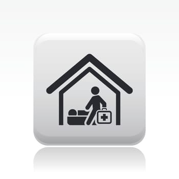 Vector illustration of single isolated medical icon