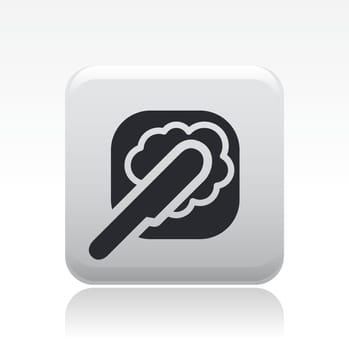 Vector illustration of single isolated food icon