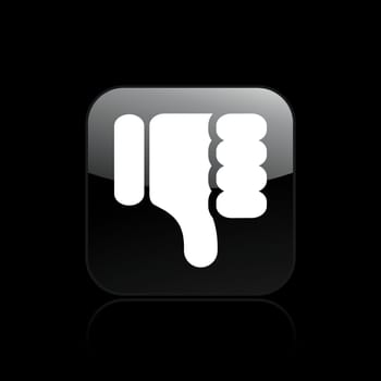 Vector illustration of single isolated ko icon