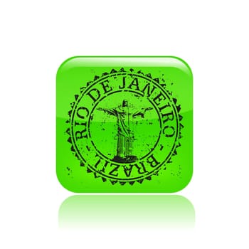 Vector illustration of single isolated Rio de Janeiro icon