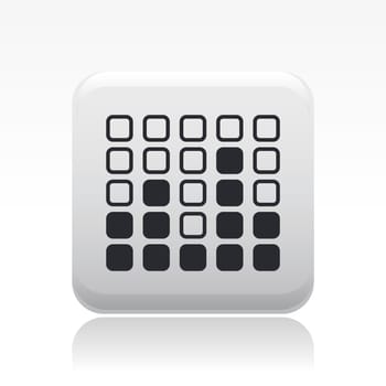 Vector illustration of single isolated levels icon