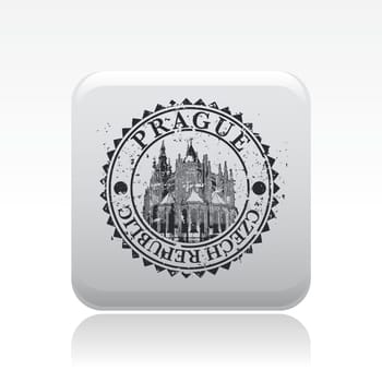 Vector illustration of single isolated Prgue icon