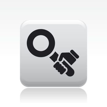 Vector illustration of single isolated scoop icon