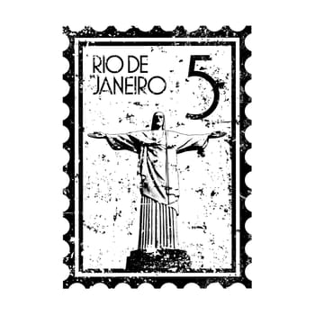 Vector illustration of single isolated Brazil icon