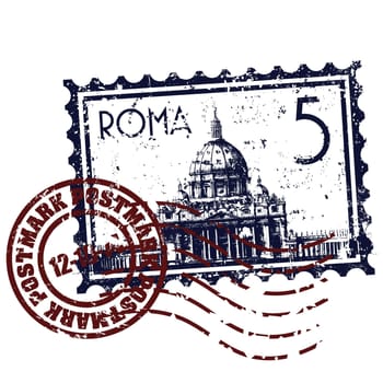 Vector illustration of single isolated Vatican City icon