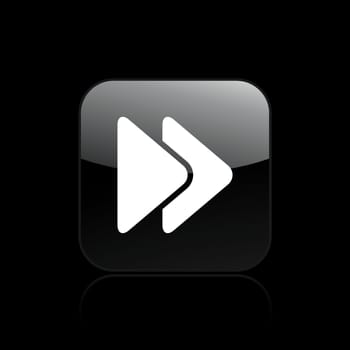 Vector illustration of single isolated skip icon