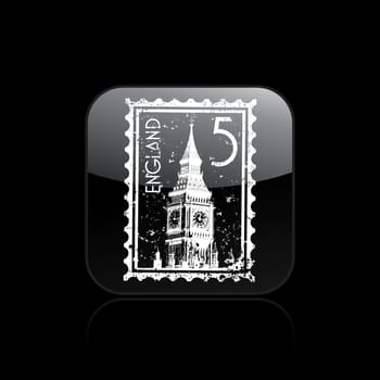 Vector illustration of single isolated England icon