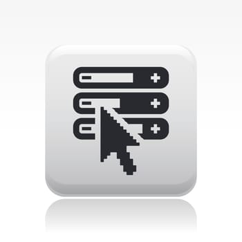 Vector illustration of single isolated levels icon