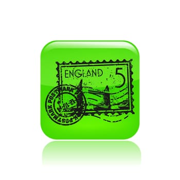 Vector illustration of single isolated England icon