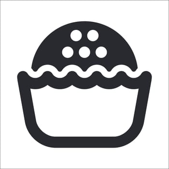 Vector illustration of single isolated sweet icon