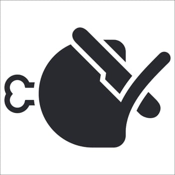 Vector illustration of single isolated food icon