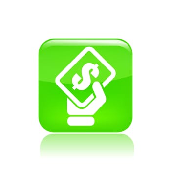Vector illustration of single isolated payment icon