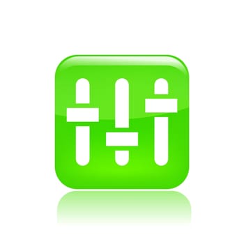 Vector illustration of single isolated mixer icon