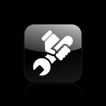 Vector illustration of single isolated technical icon
