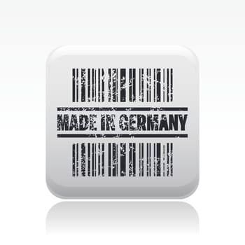 Vector illustration of single isolated Germany icon