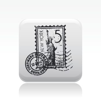 Vector illustration of single isolated New York icon