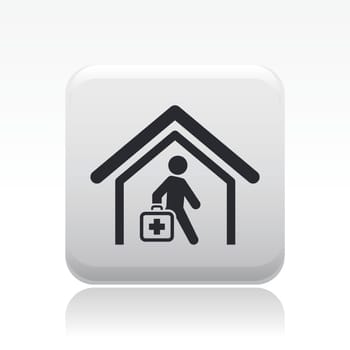 Vector illustration of single isolated medical icon