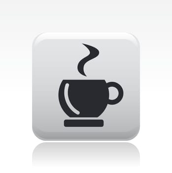 Vector illustration of single isolated coffee icon