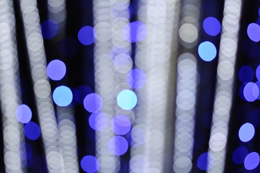 Defocused abstract christmas background, out of focus light spots forming a soft background