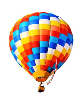 hot air balloon isolated