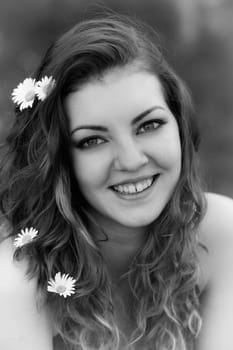 Portrait of a beautiful 20 year old woman.