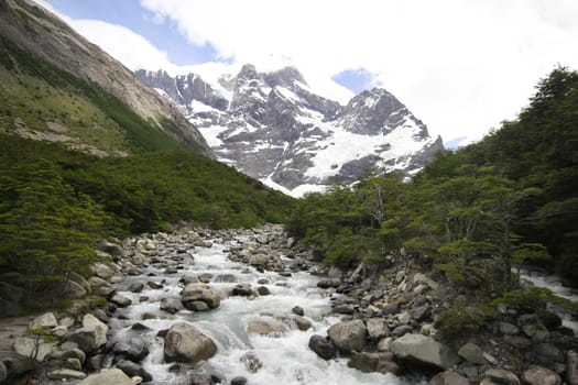W Trek on Torres Del Paine Park