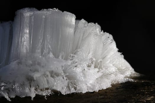 Hair ice cream very close... a relatively rare phenomenon