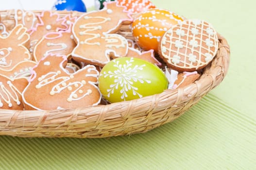 Easter - Homemade Ginger Breads and Handmade Painted Eggs