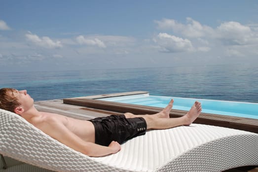 Relax Rattan Rattan Lounger Poly Rattan