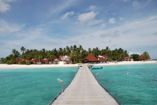Dream island in the Maldives