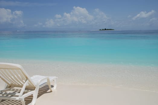 Lounger in the Ocean