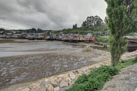 Castro on Chiloe Island, Chile