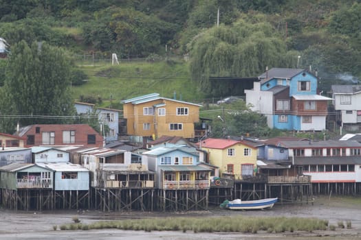 Castro on Chiloe Island, Chile