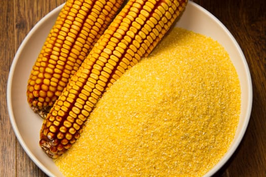 Still life with maize products