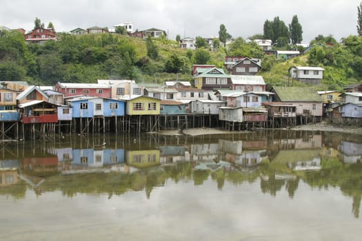 Castro on Chiloe Island, Chile