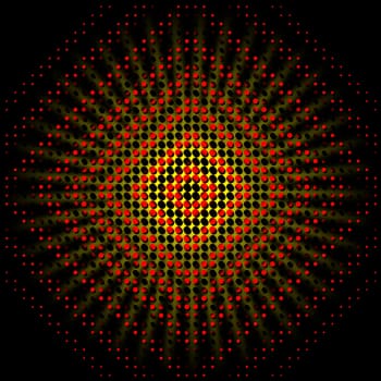 Abstract quares background with dots fantasy