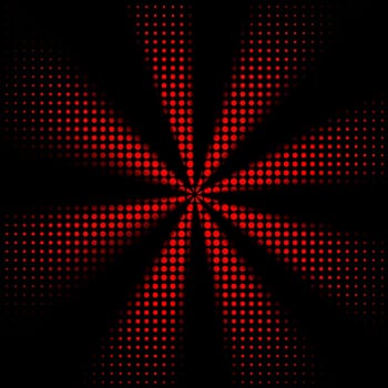 Abstract rays background with dots fantasy