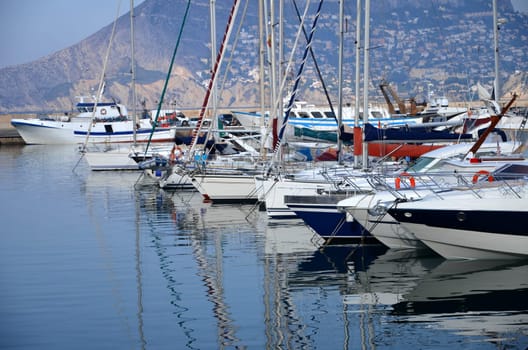 Marina in Calpe, Spain
