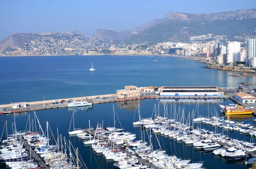 Marina in Calpe, Spain