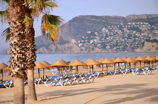 Beach in Calpe, Spain