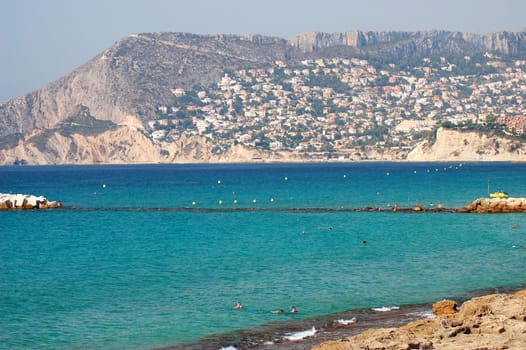 Beach in Calpe, Spain