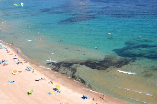 Beach in Calpe, Spain