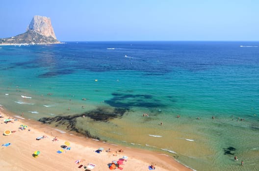 Beach in Calpe, Spain